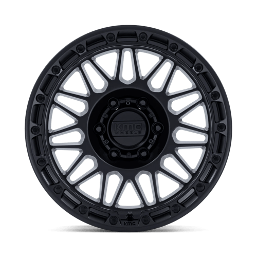 KMC KM555 Attack Matte Black wheel