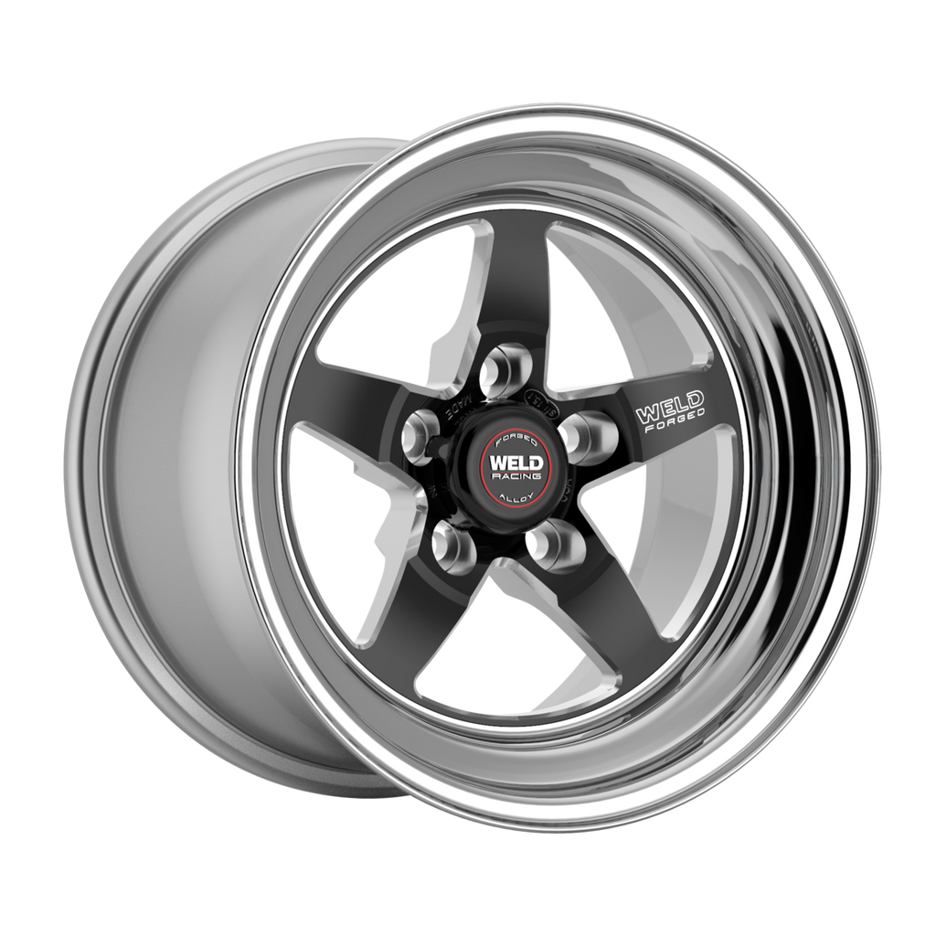 WELD Racing S71 wheel Black Center - Polished Shell
