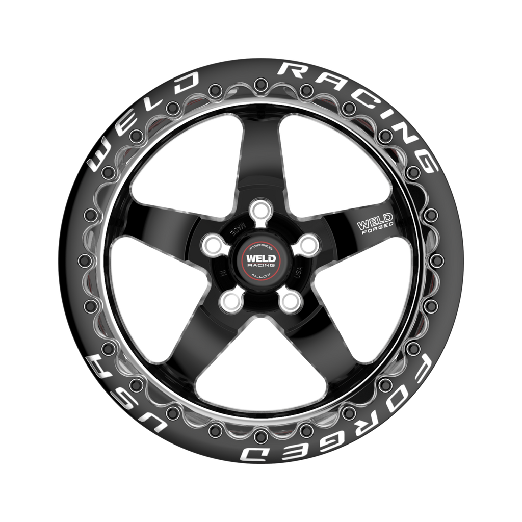 WELD Racing S71 Beadlock wheel Black Center - Polished Shell