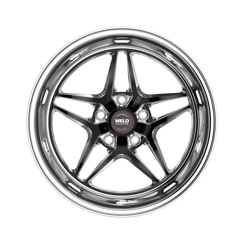 WELD Racing S81 wheel Black Center - Polished Shell