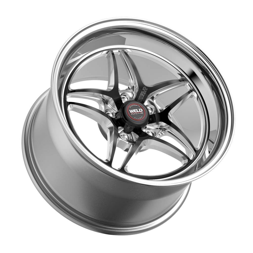 WELD Racing S81 wheel Black Center - Polished Shell