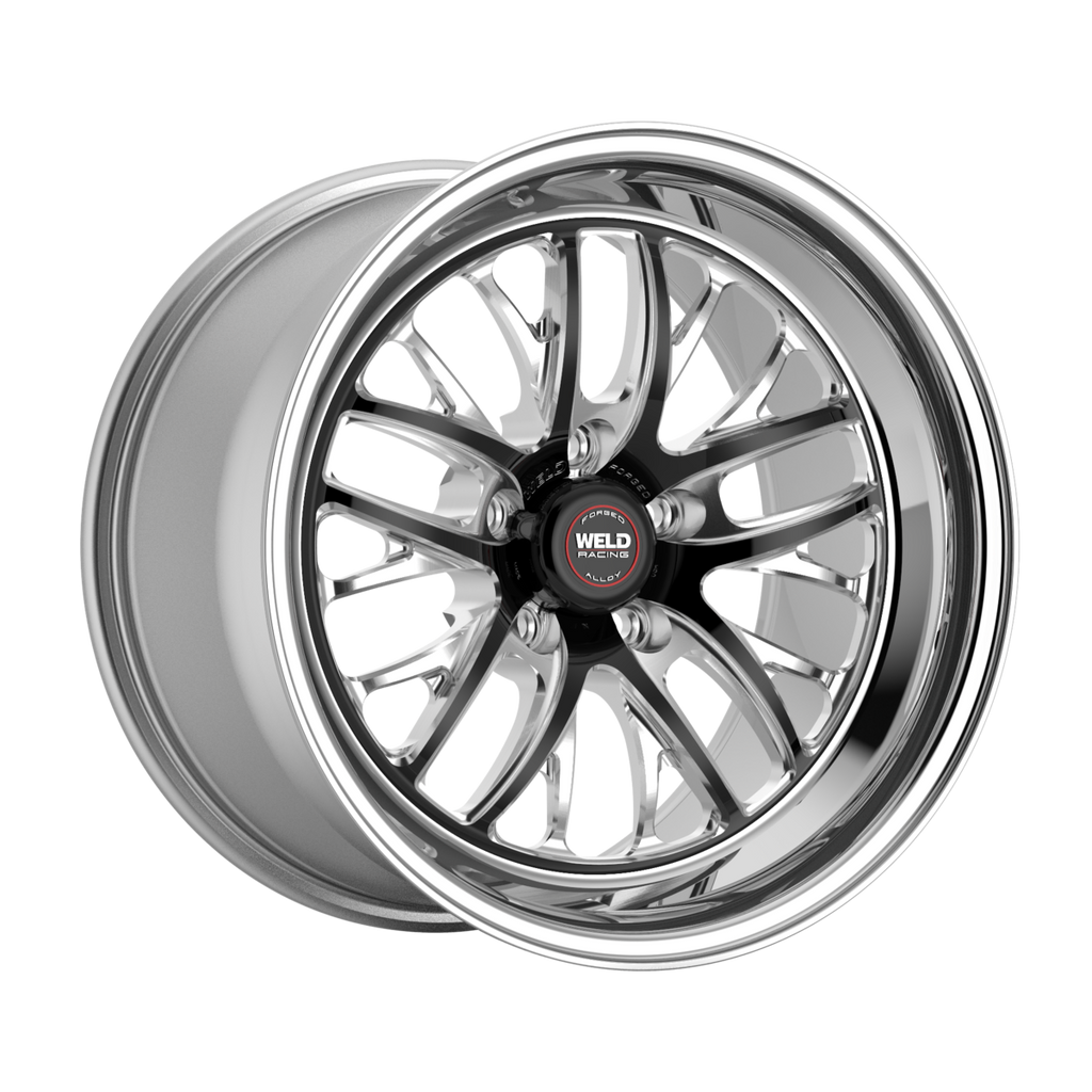 WELD Racing S82 wheel Black Center - Polished Shell