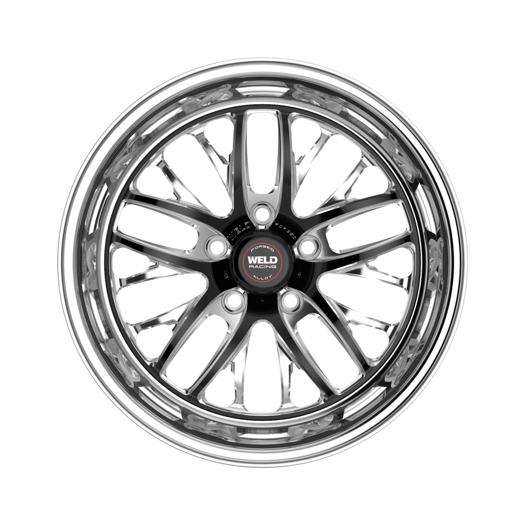 WELD Racing S82 wheel Black Center - Polished Shell