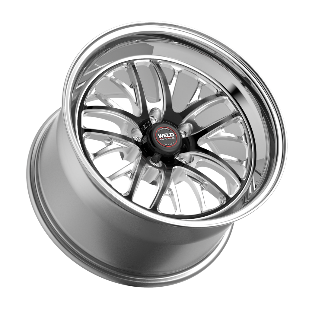 WELD Racing S82 wheel Black Center - Polished Shell