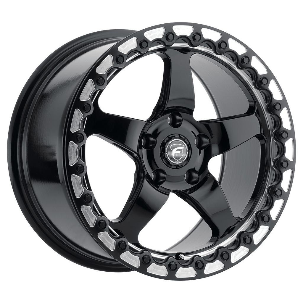 Forgestar D5 Beadlock wheel Gloss Black Machined