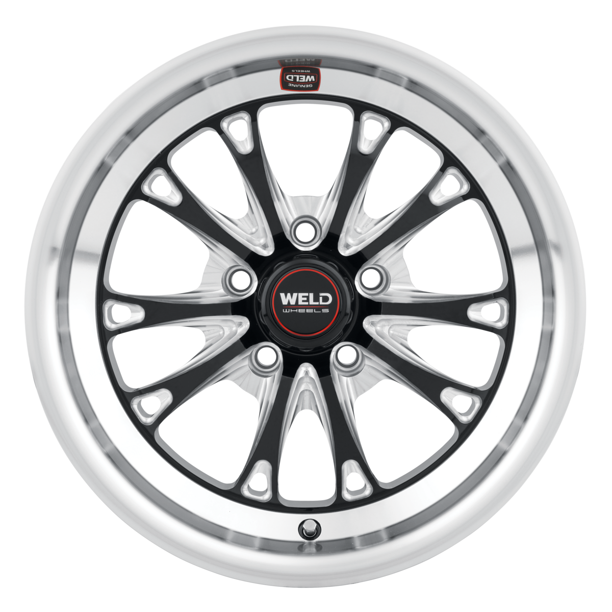 WELD Belmont Drag wheel Gloss Black Milled