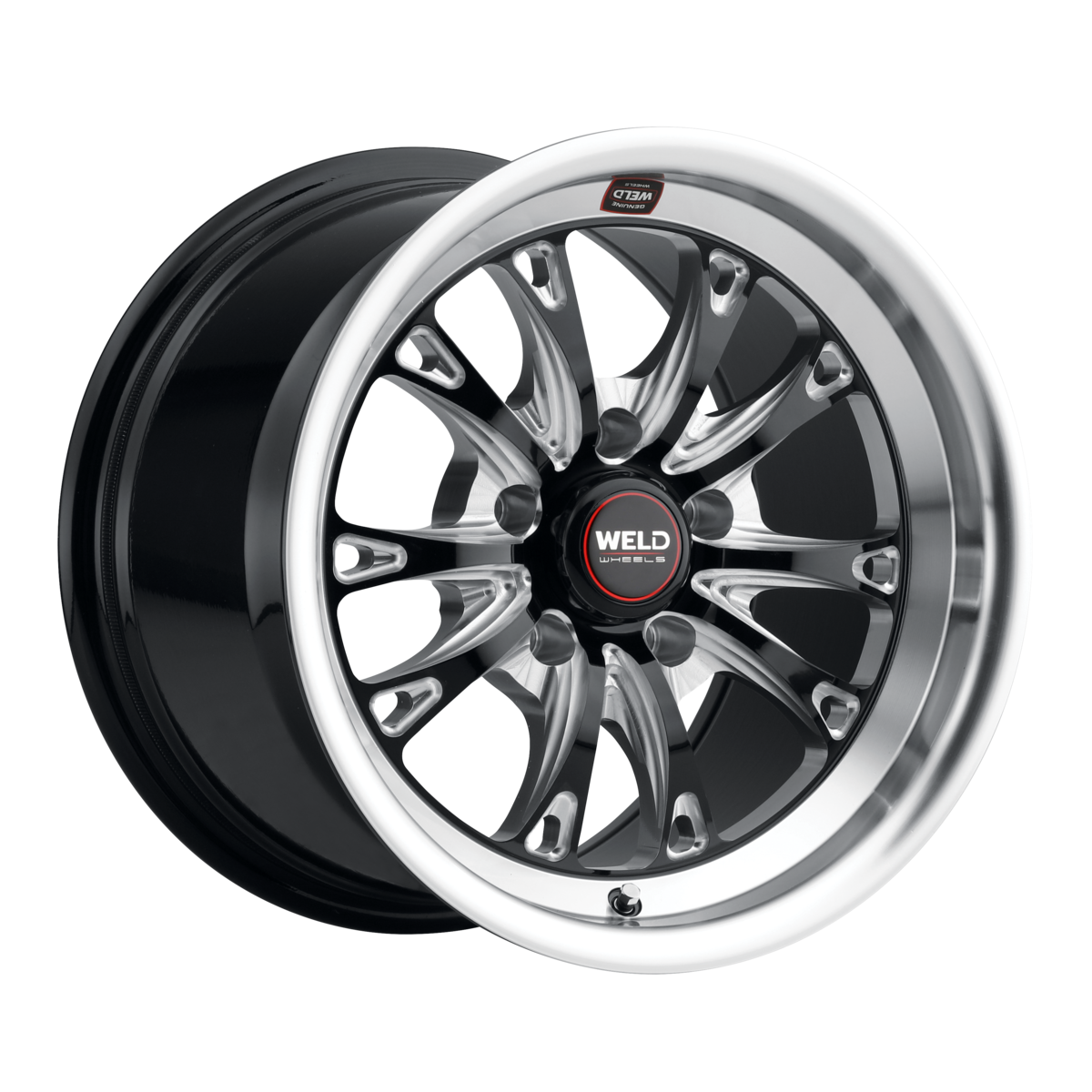 WELD Belmont Drag wheel Gloss Black Milled