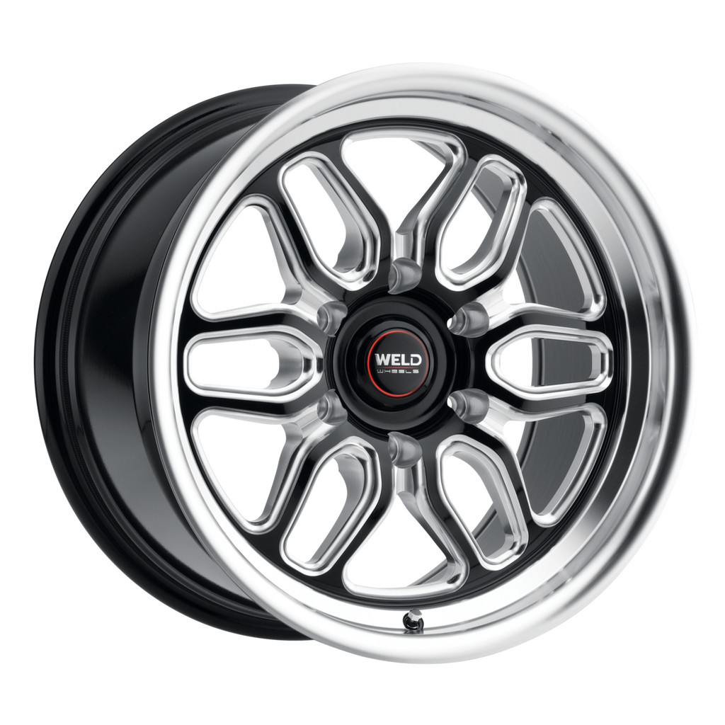 WELD Laguna 6 Drag wheel Gloss Black Milled