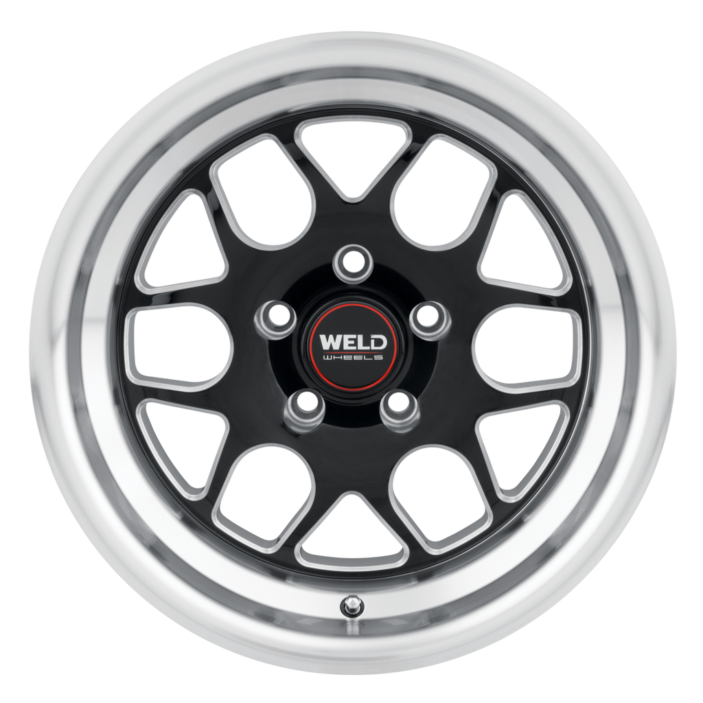 WELD Solana Drag wheel Gloss Black Milled