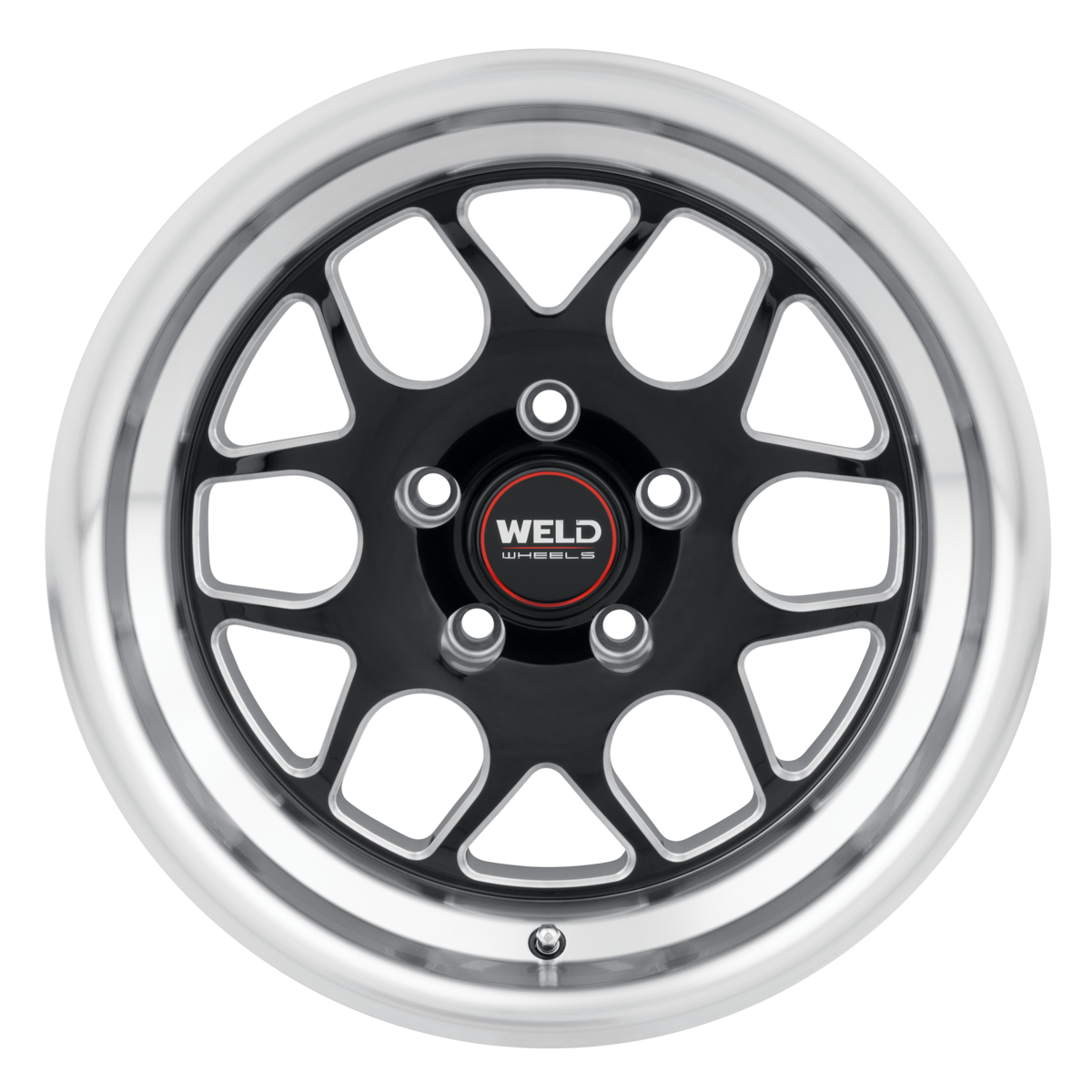 WELD Solana Drag wheel Gloss Black Milled