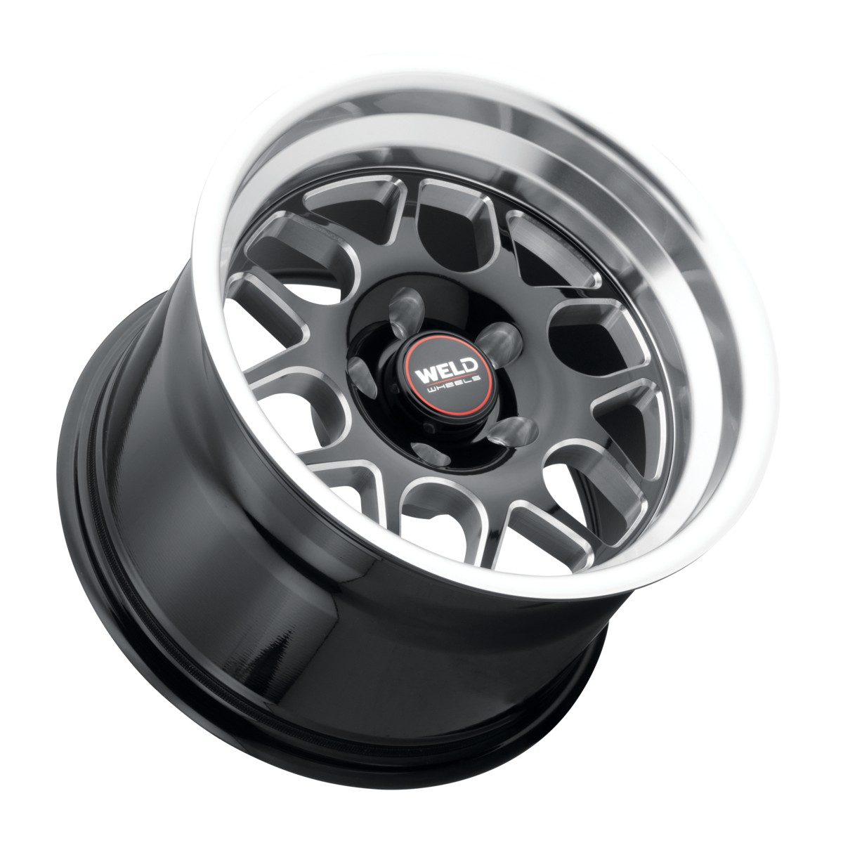 WELD Solana Drag wheel Gloss Black Milled