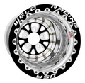 WELD Racing V-Series wheel Black Center - Polished Shell