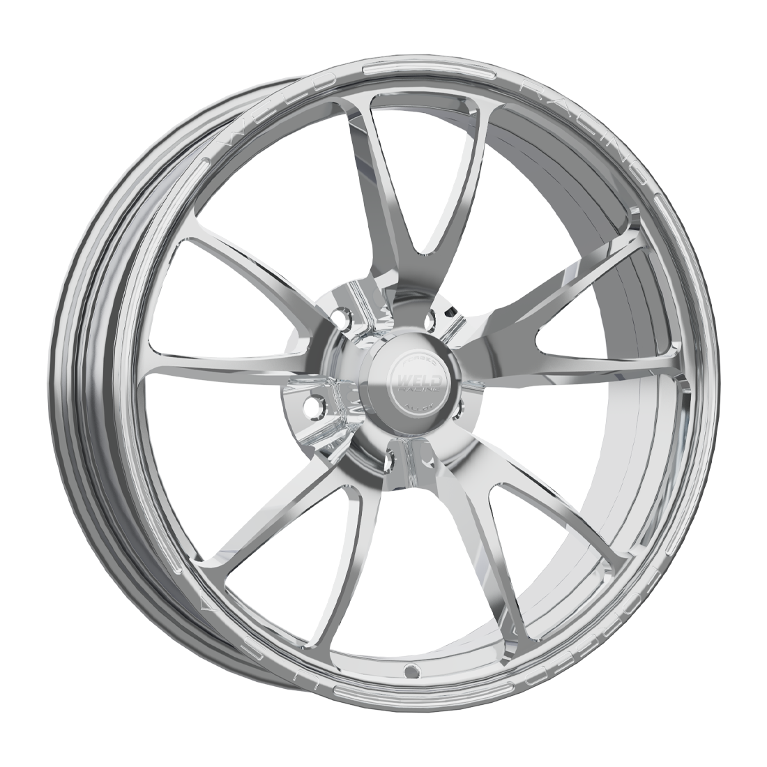 WELD Racing Full Throttle Frontrunner wheel Polished