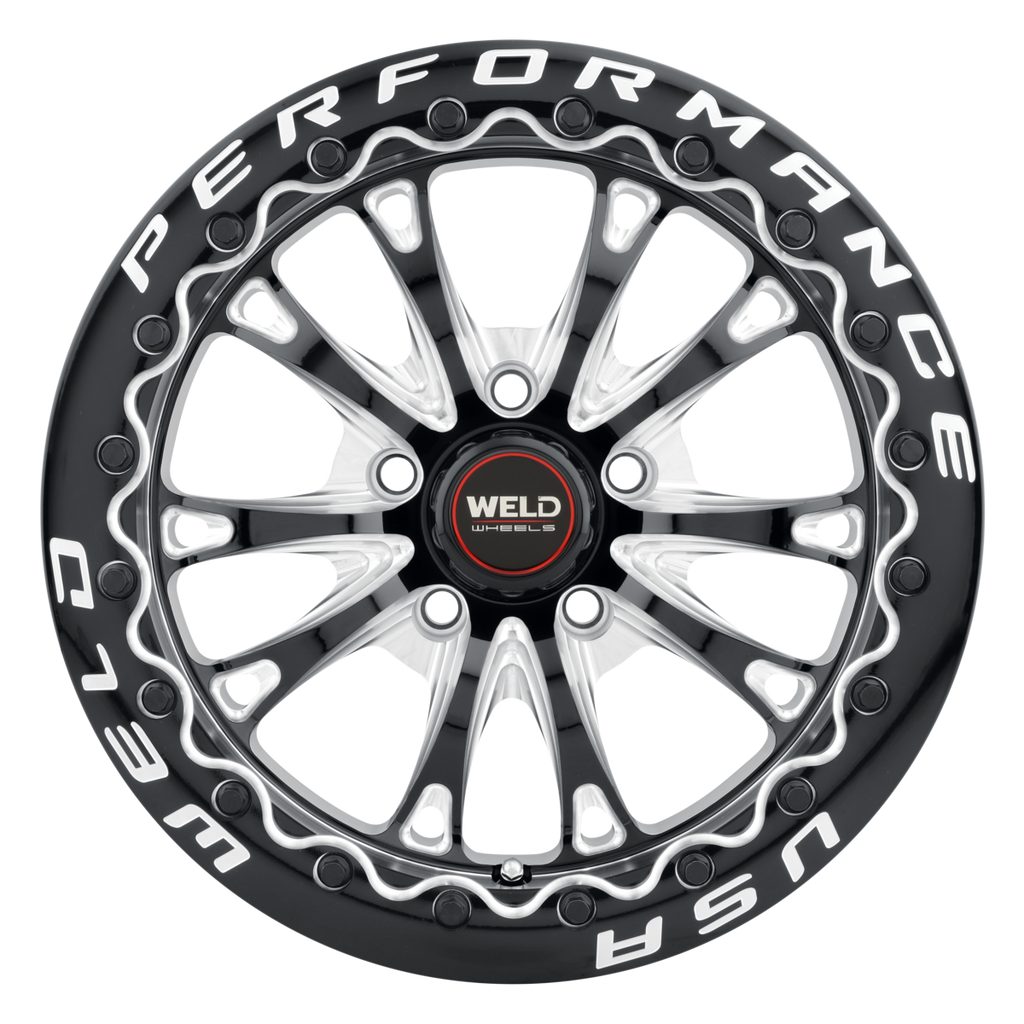 WELD Belmont Beadlock wheel Gloss Black Milled