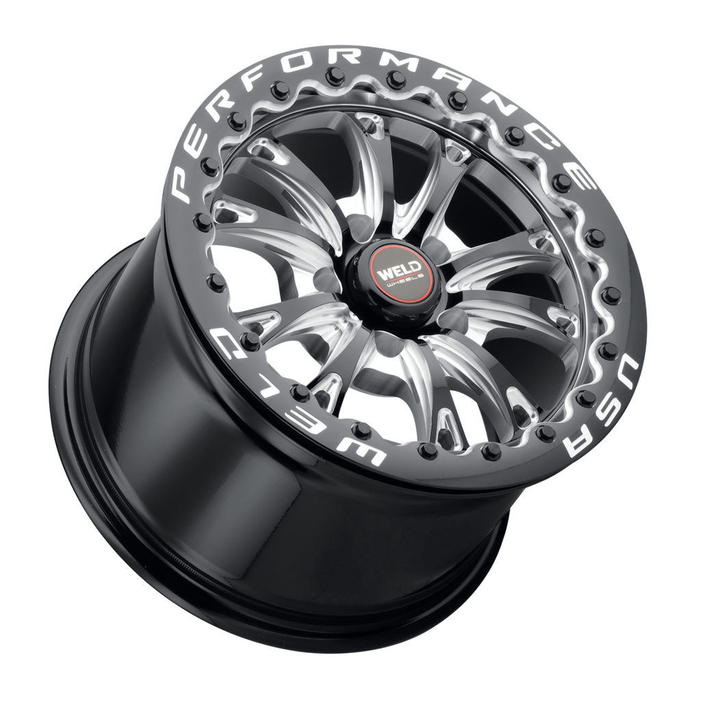 WELD Belmont Beadlock wheel Gloss Black Milled