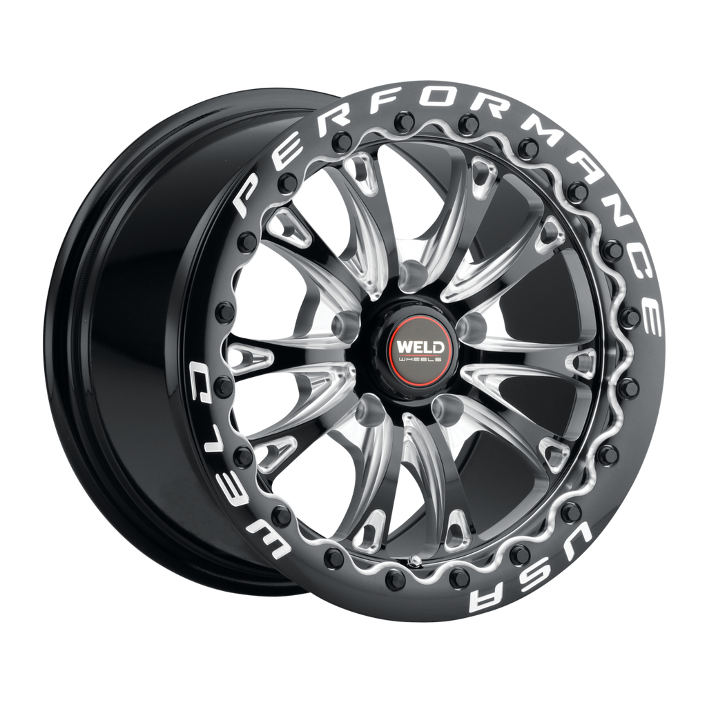 WELD Belmont Beadlock wheel Gloss Black Milled