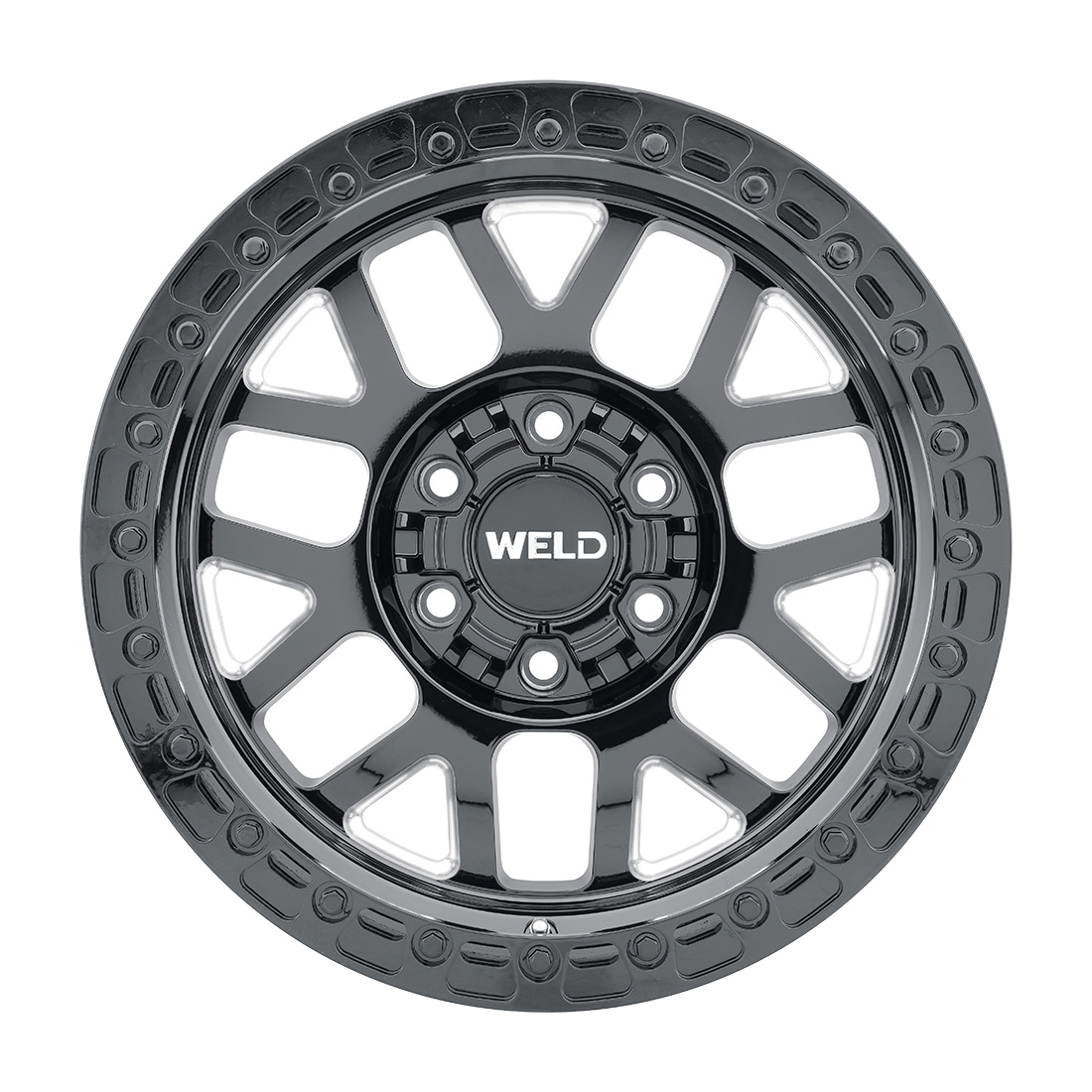 WELD Off-Road Cinch wheel Gloss Black Milled