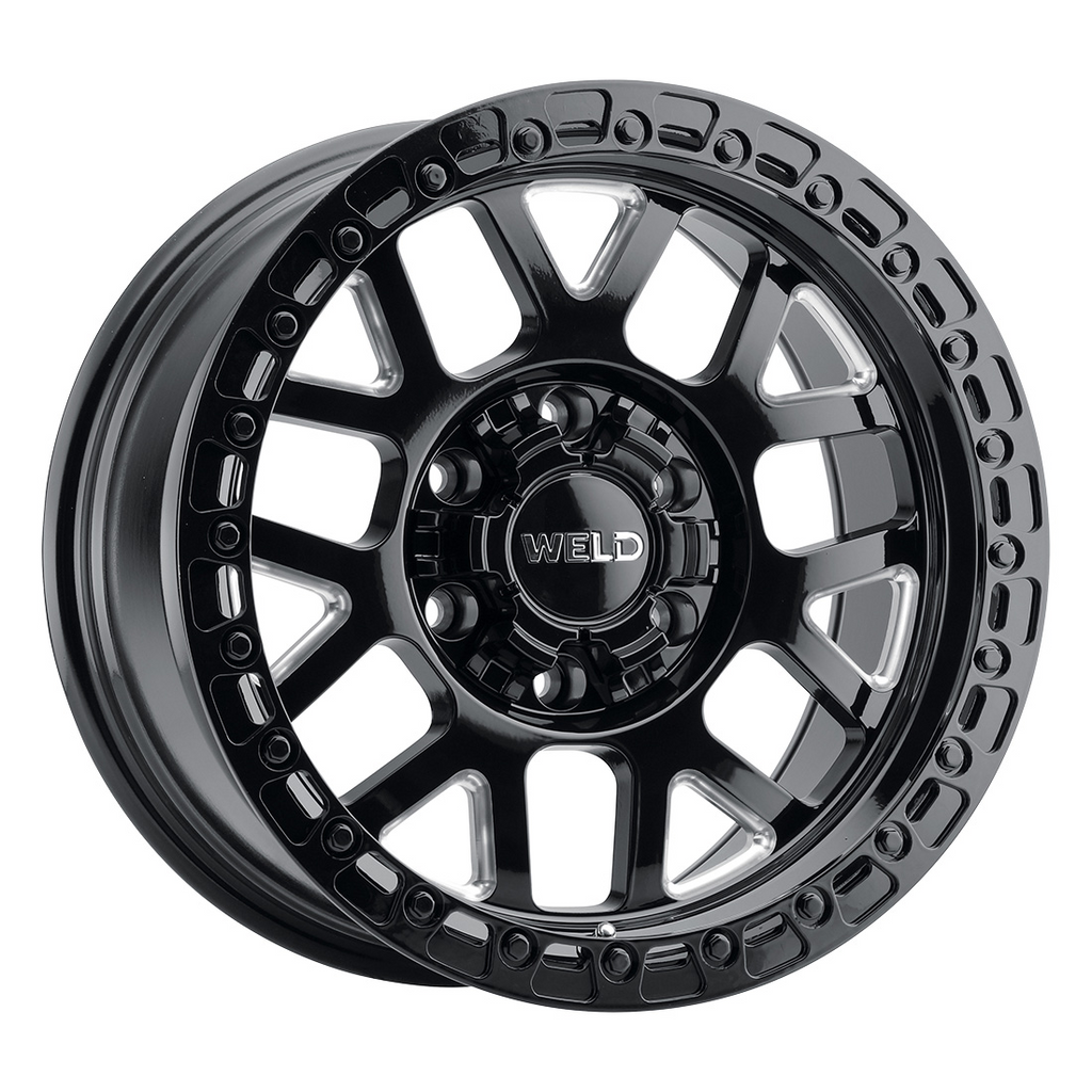 WELD Off-Road Cinch wheel Gloss Black Milled