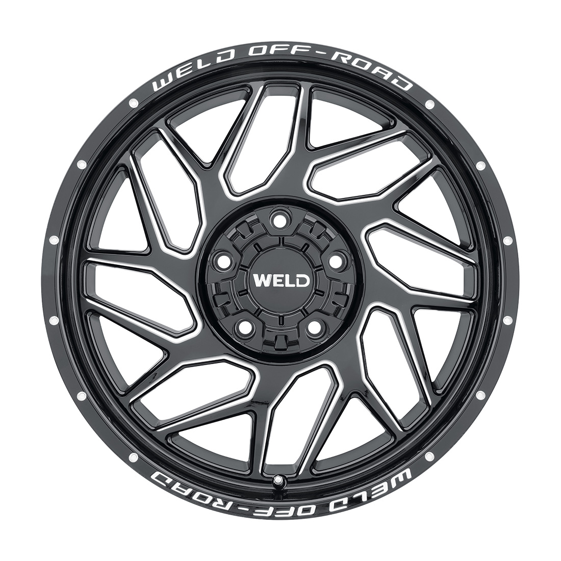WELD Off-Road Fulcrum wheel Gloss Black Milled