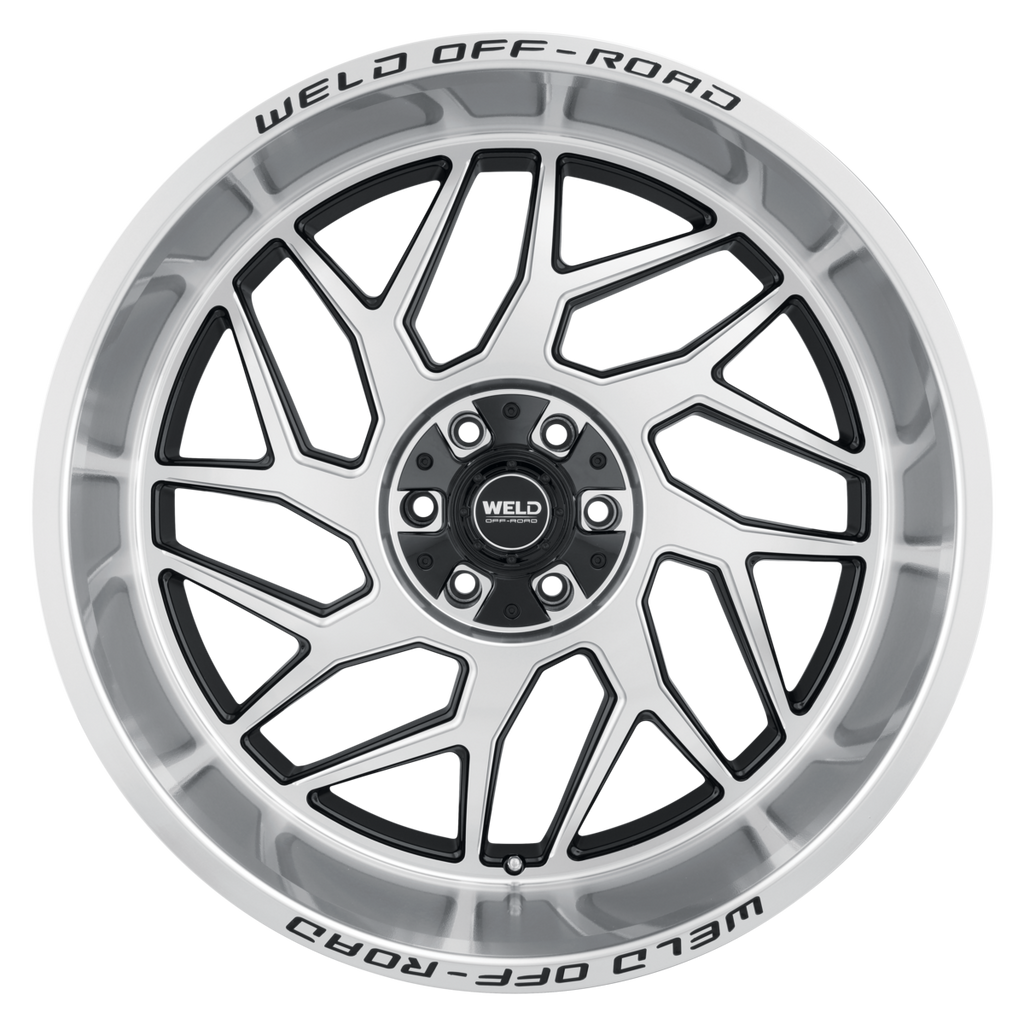 WELD Off-Road Fulcrum wheel Gloss Black Machined