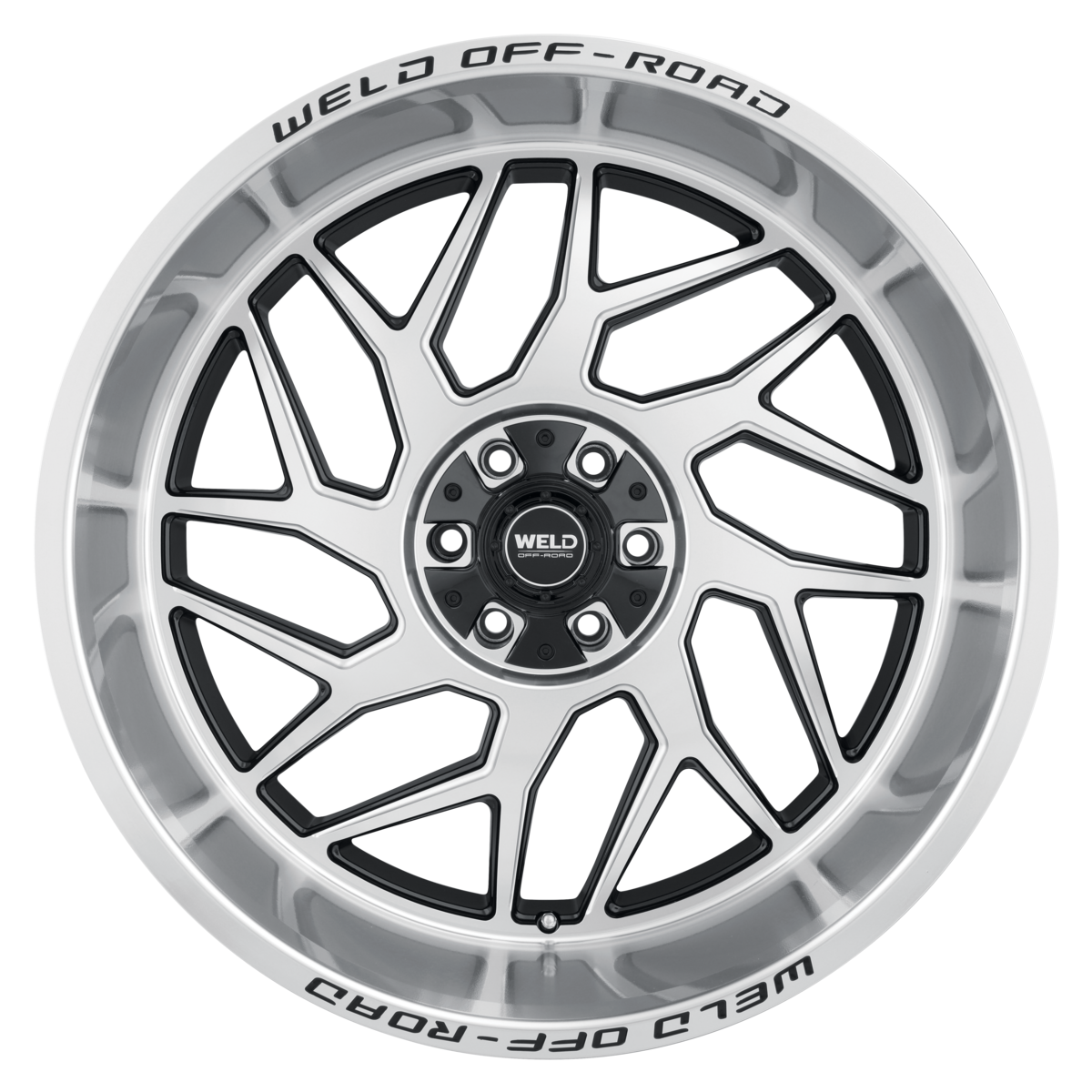 WELD Off-Road Fulcrum wheel Gloss Black Machined