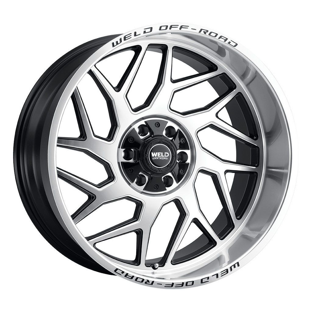 WELD Off-Road Fulcrum wheel Gloss Black Machined