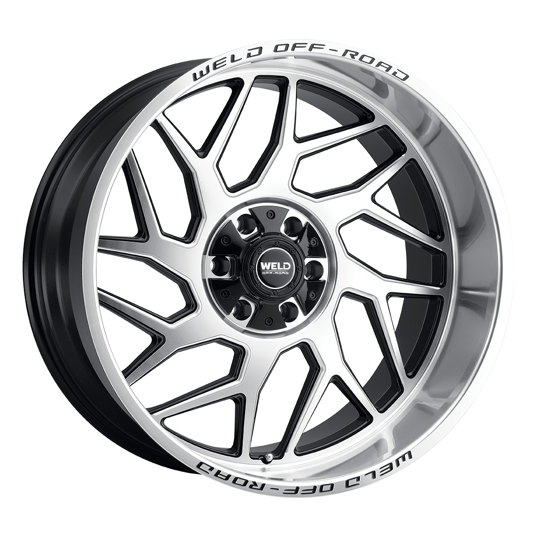 WELD Off-Road Fulcrum wheel Gloss Black Machined