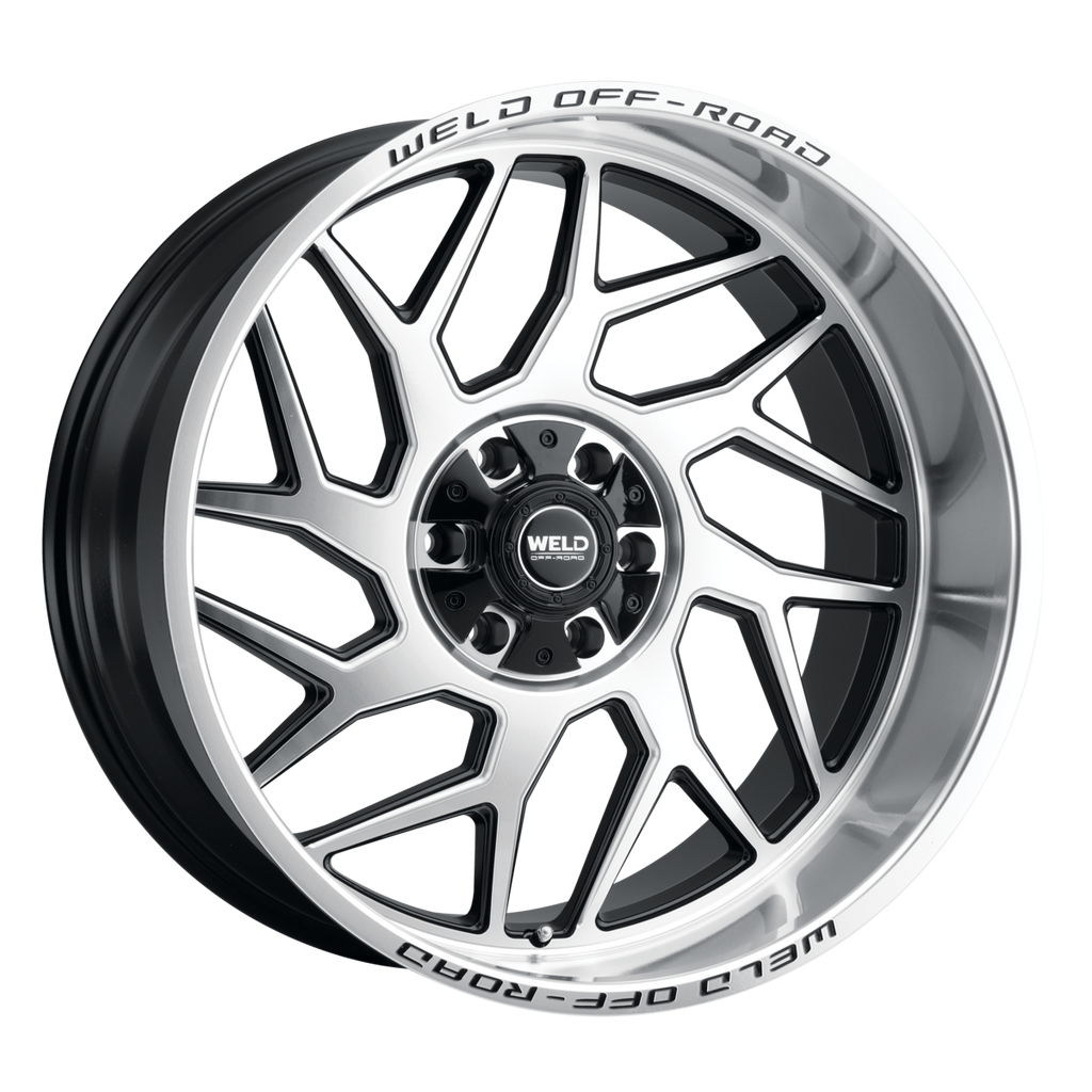 WELD Off-Road Fulcrum wheel Gloss Black Machined