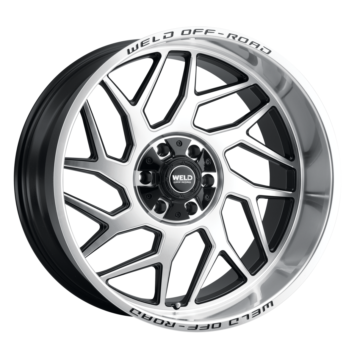 WELD Off-Road Fulcrum wheel Gloss Black Machined