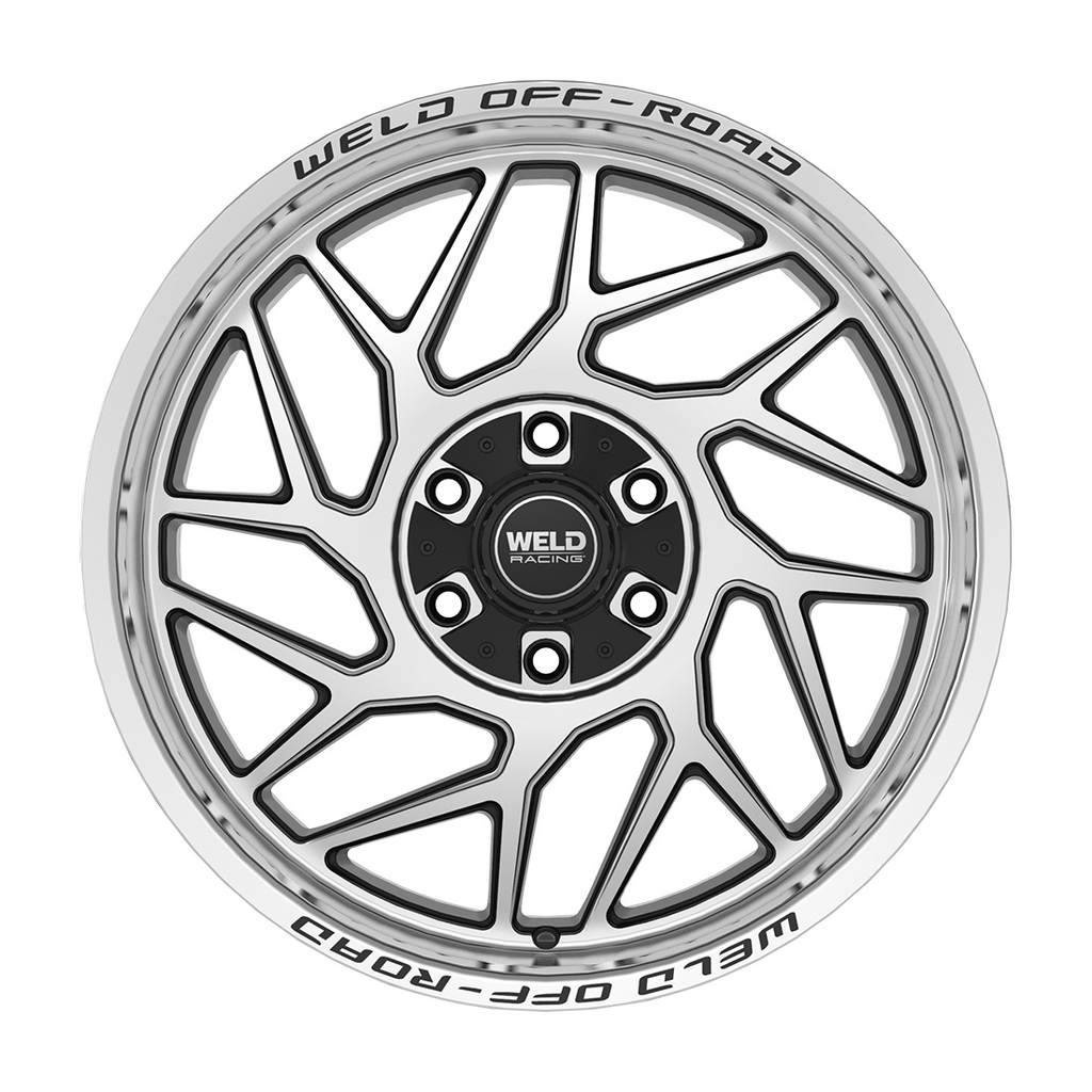 WELD Off-Road Fulcrum wheel Gloss Black Machined