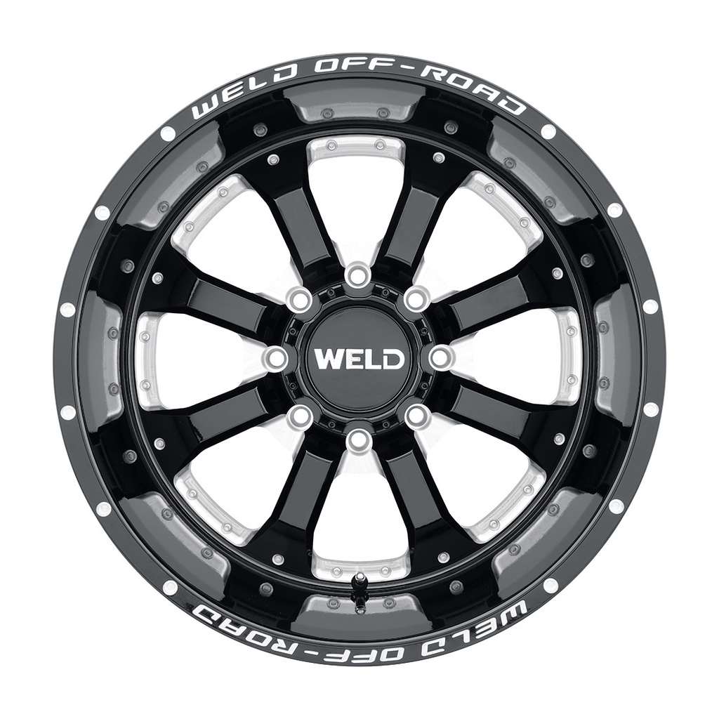 WELD Off-Road Granada 8 wheel Gloss Black Milled