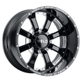 WELD Off-Road Granada 8 wheel Gloss Black Milled
