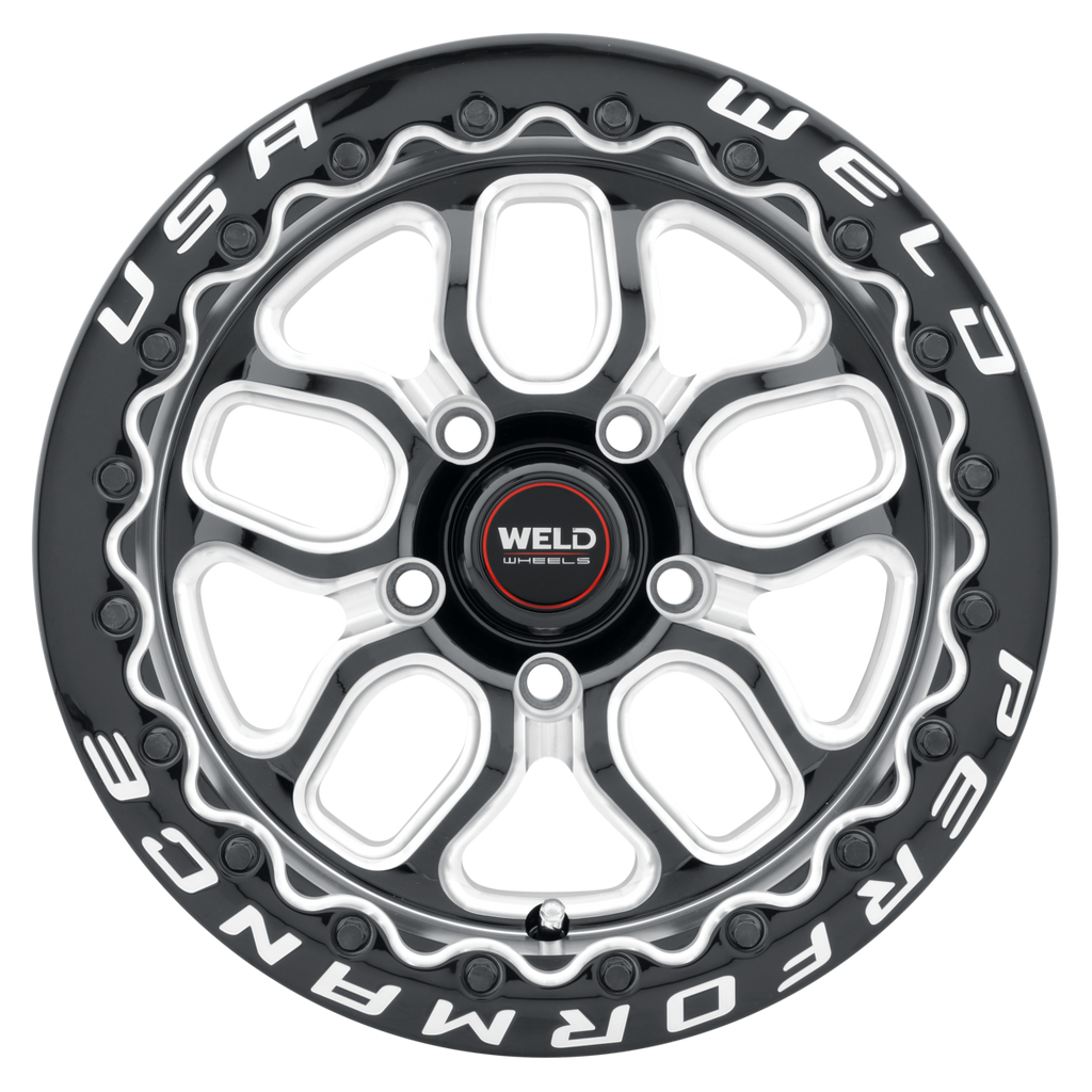 WELD Laguna Beadlock wheel Gloss Black Milled