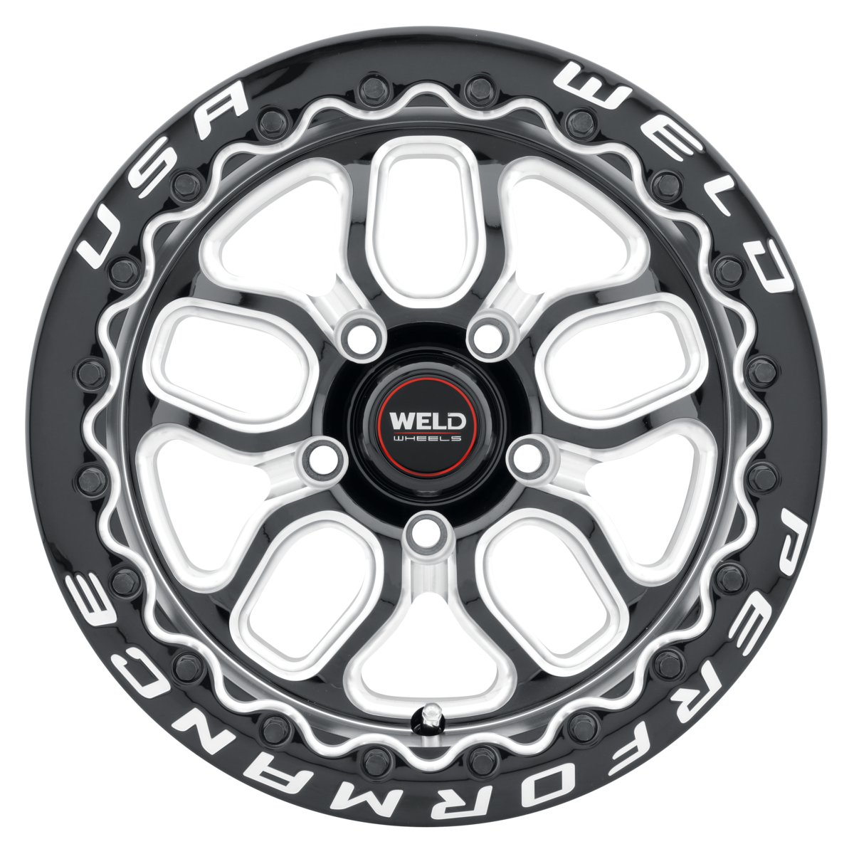 WELD Laguna Beadlock wheel Gloss Black Milled