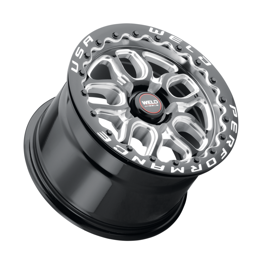 WELD Laguna Beadlock wheel Gloss Black Milled