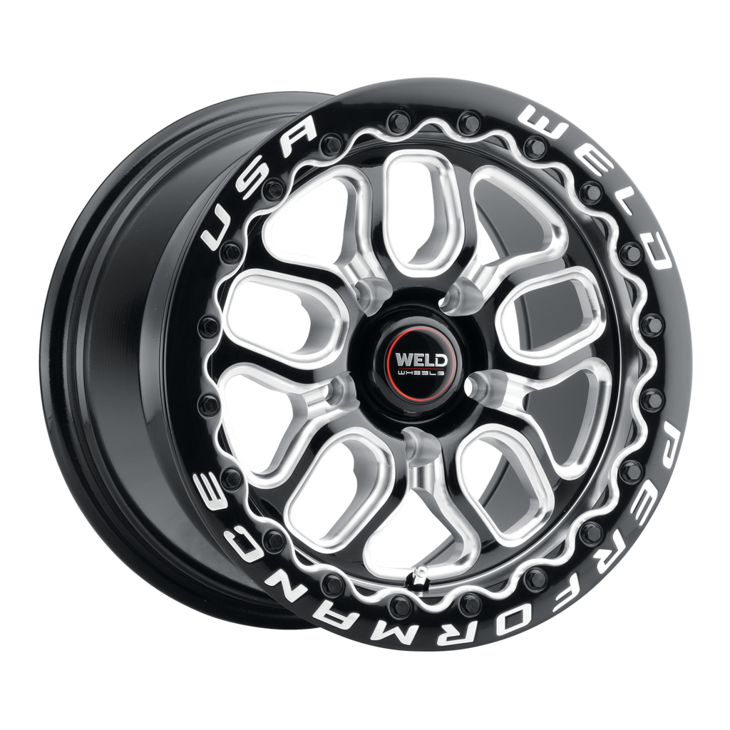 WELD Laguna Beadlock wheel Gloss Black Milled