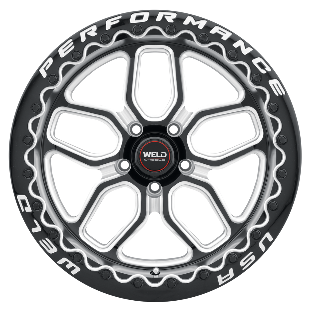 WELD Laguna Beadlock wheel Gloss Black Milled
