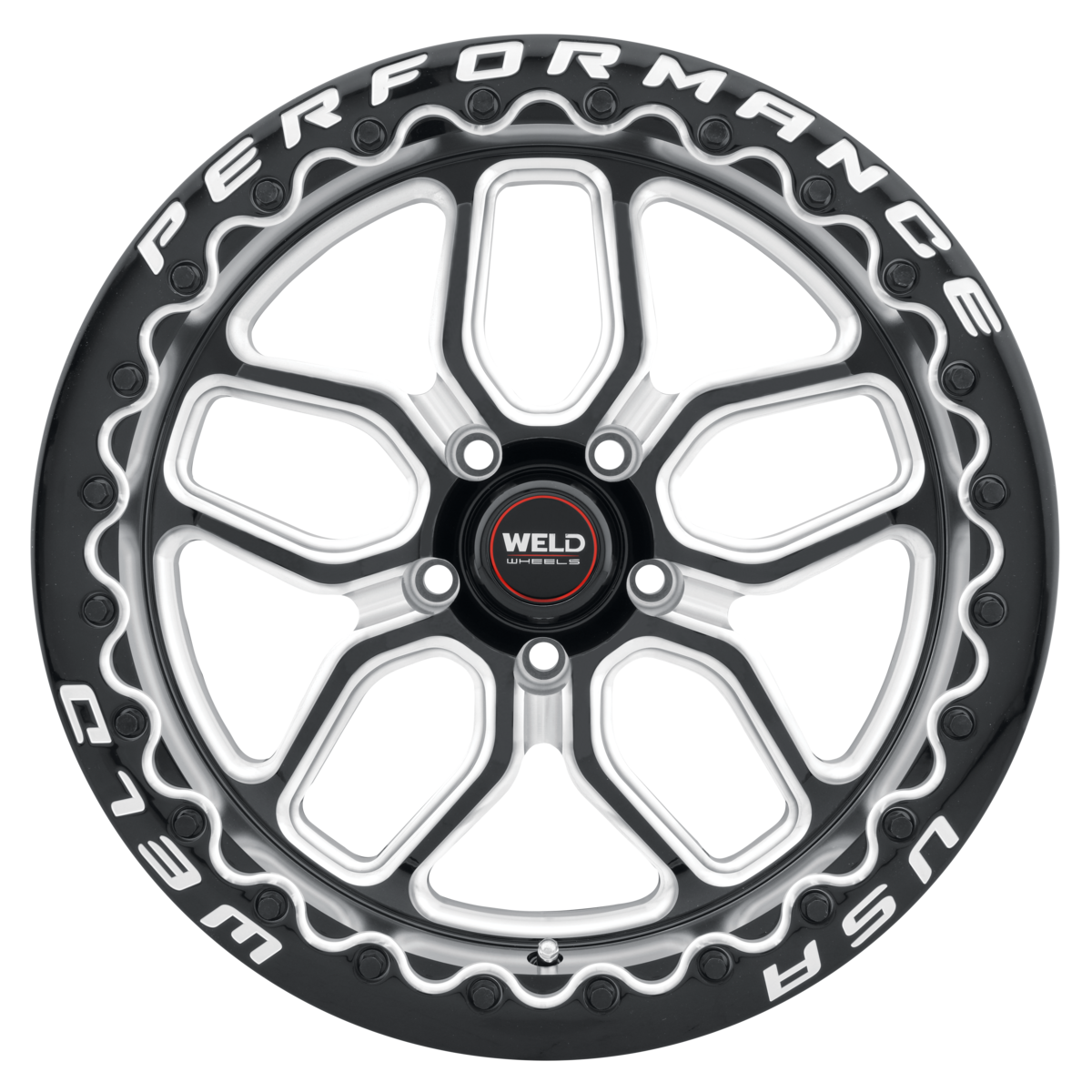 WELD Laguna Beadlock wheel Gloss Black Milled