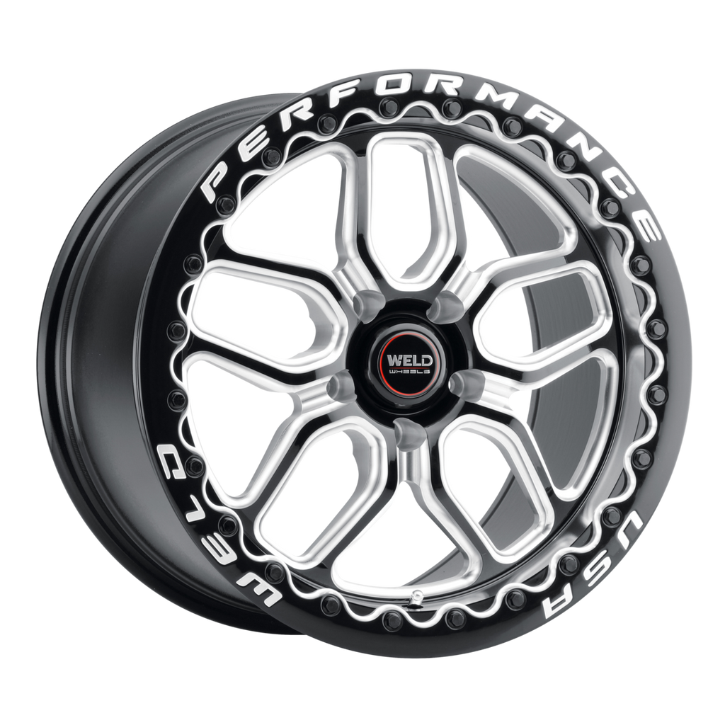 WELD Laguna Beadlock wheel Gloss Black Milled