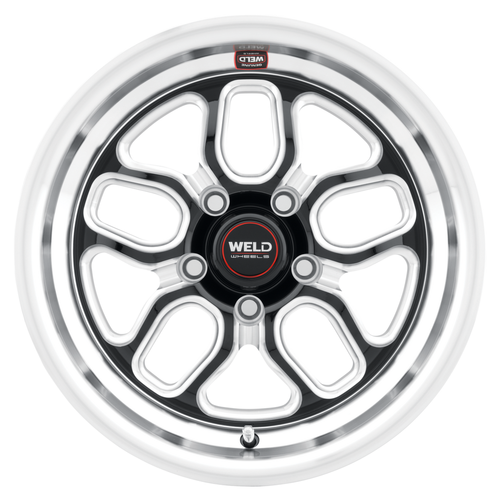WELD Laguna Drag wheel Gloss Black Milled