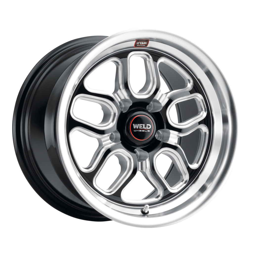 WELD Laguna Drag wheel Gloss Black Milled