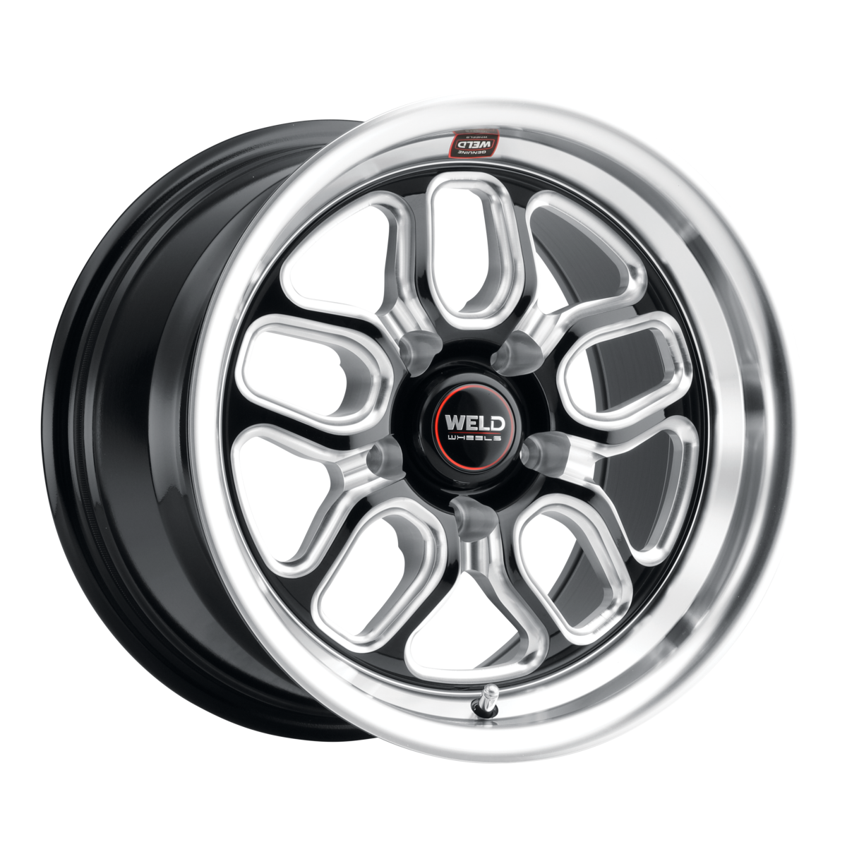 WELD Laguna Drag wheel Gloss Black Milled
