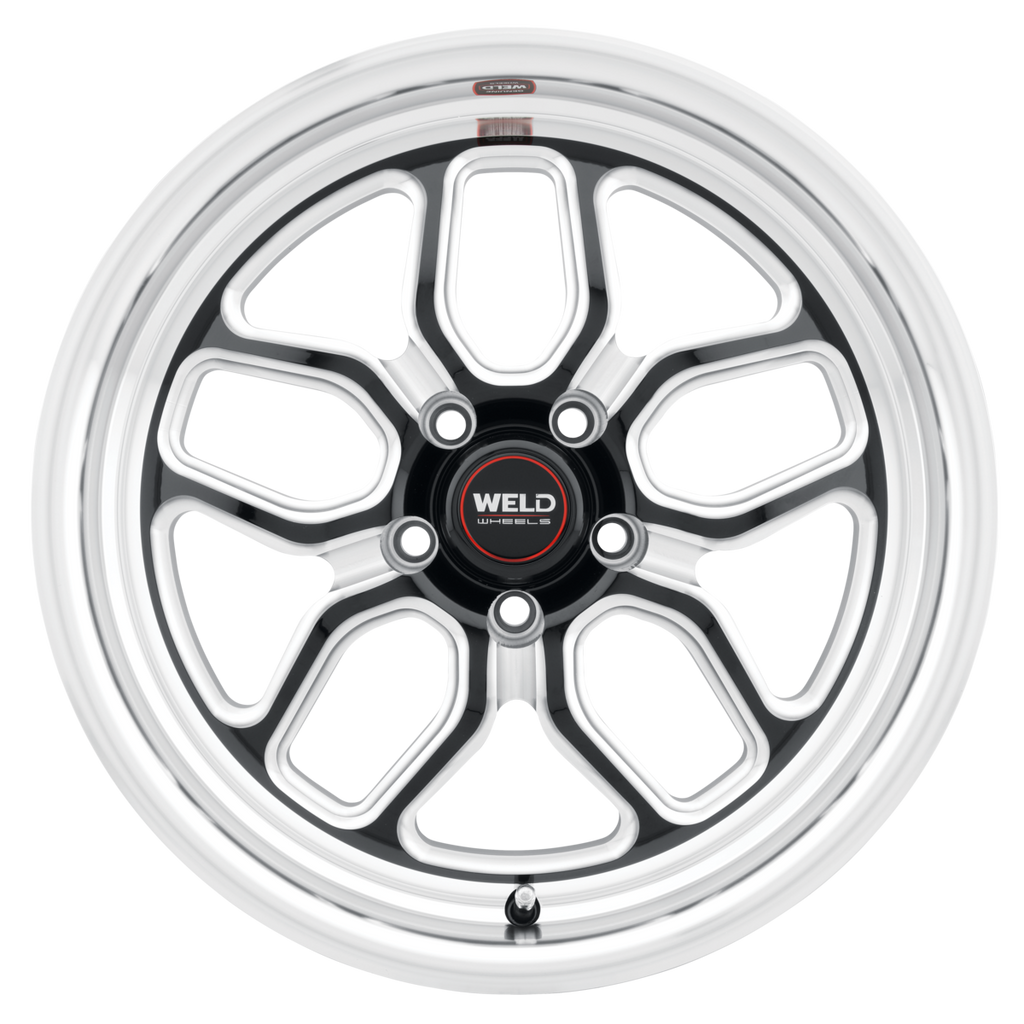 WELD Laguna Drag wheel Gloss Black Milled