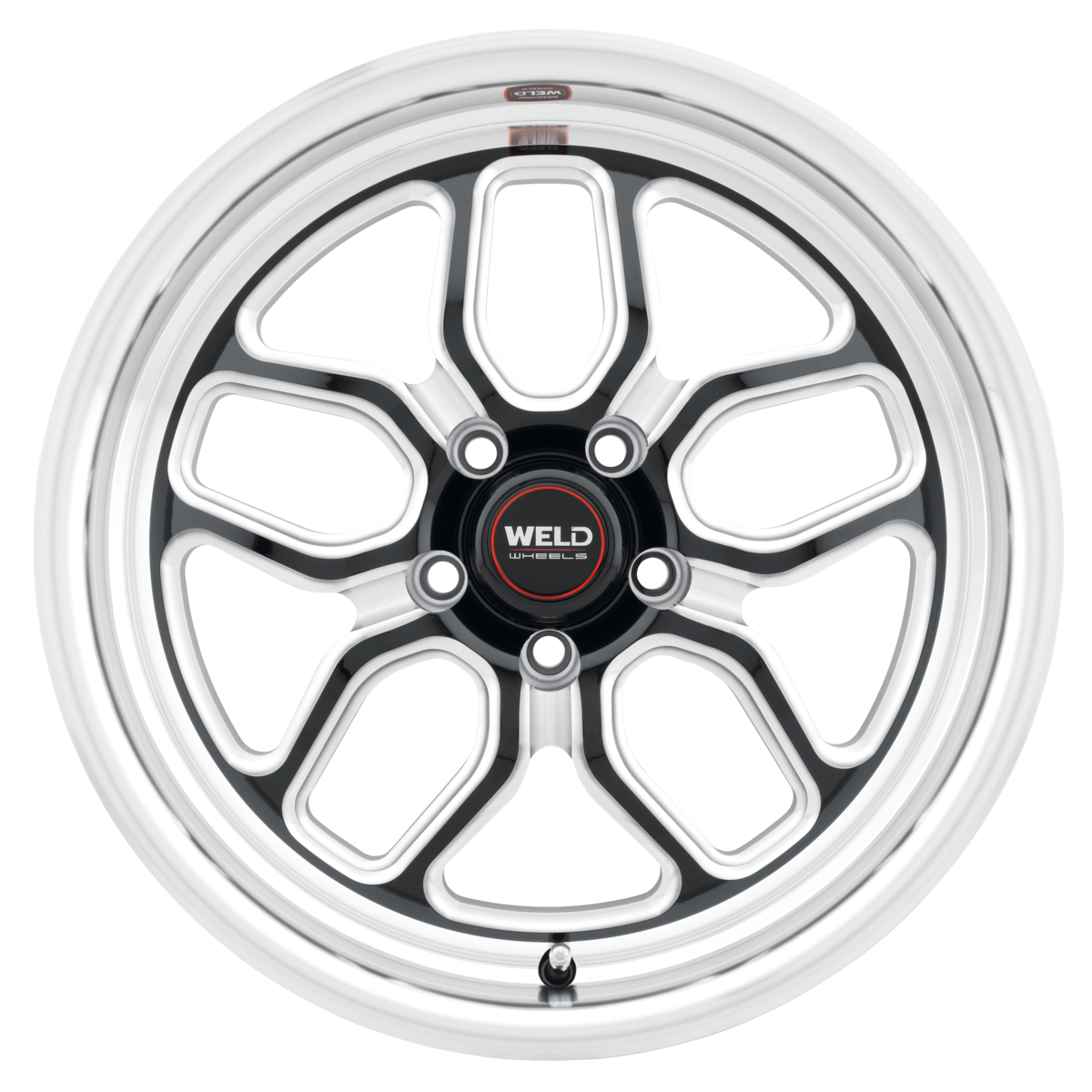 WELD Laguna Drag wheel Gloss Black Milled