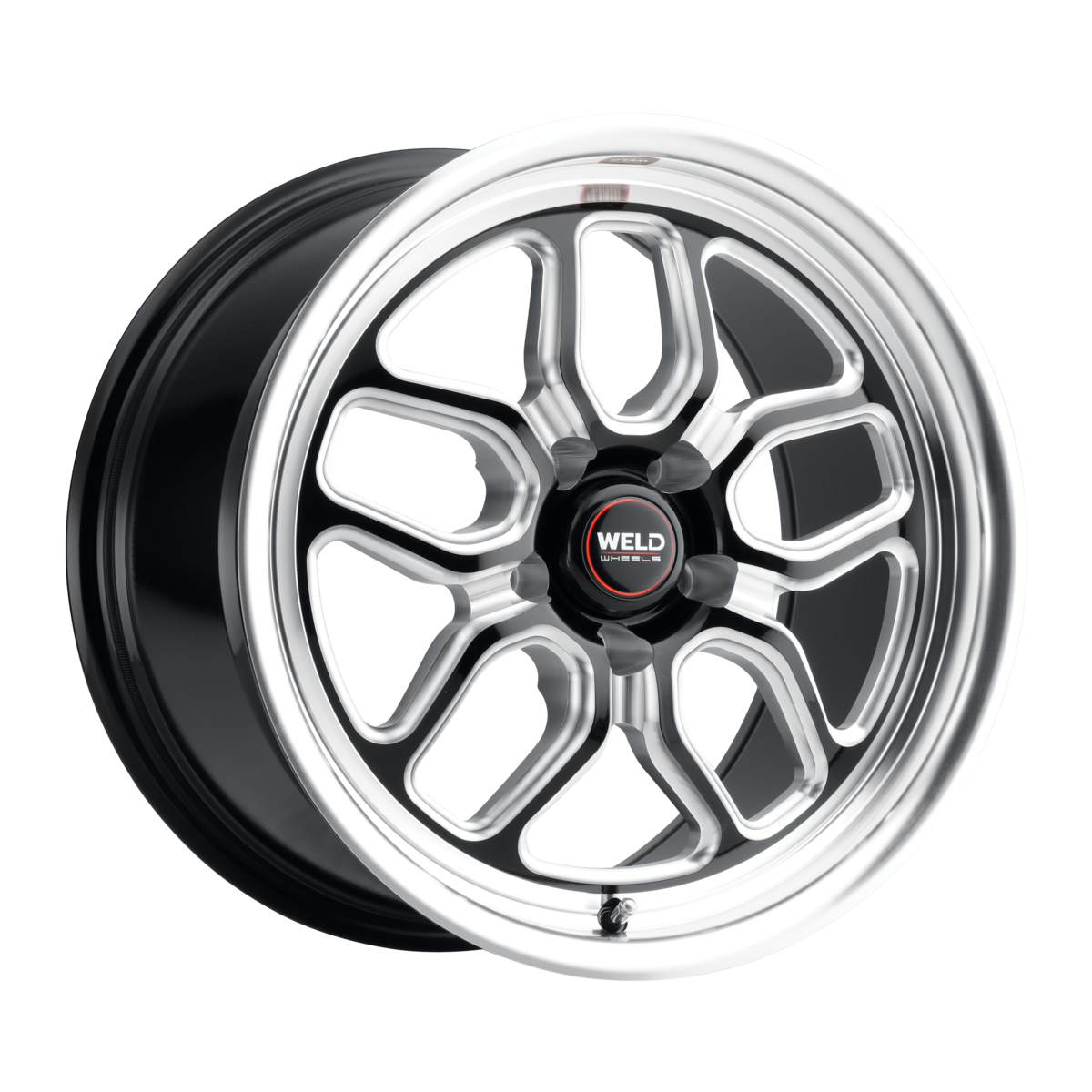 WELD Laguna Drag wheel Gloss Black Milled