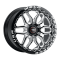 WELD Laguna 6 Beadlock wheel Gloss Black Milled