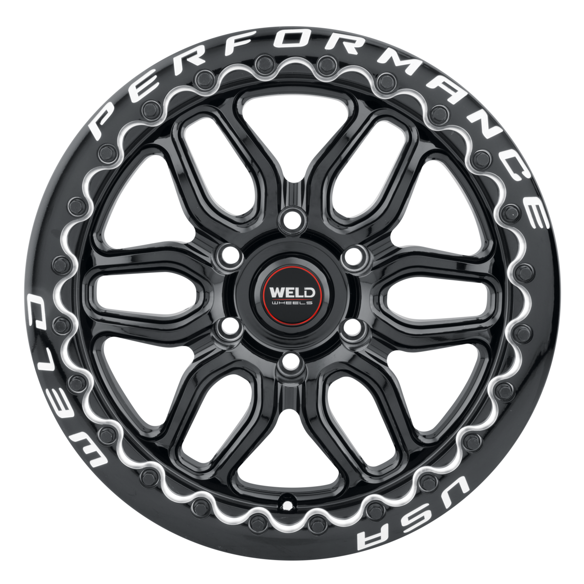 WELD Laguna 6 Beadlock wheel Gloss Black