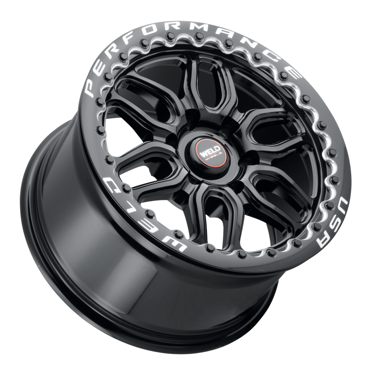 WELD Laguna 6 Beadlock wheel Gloss Black
