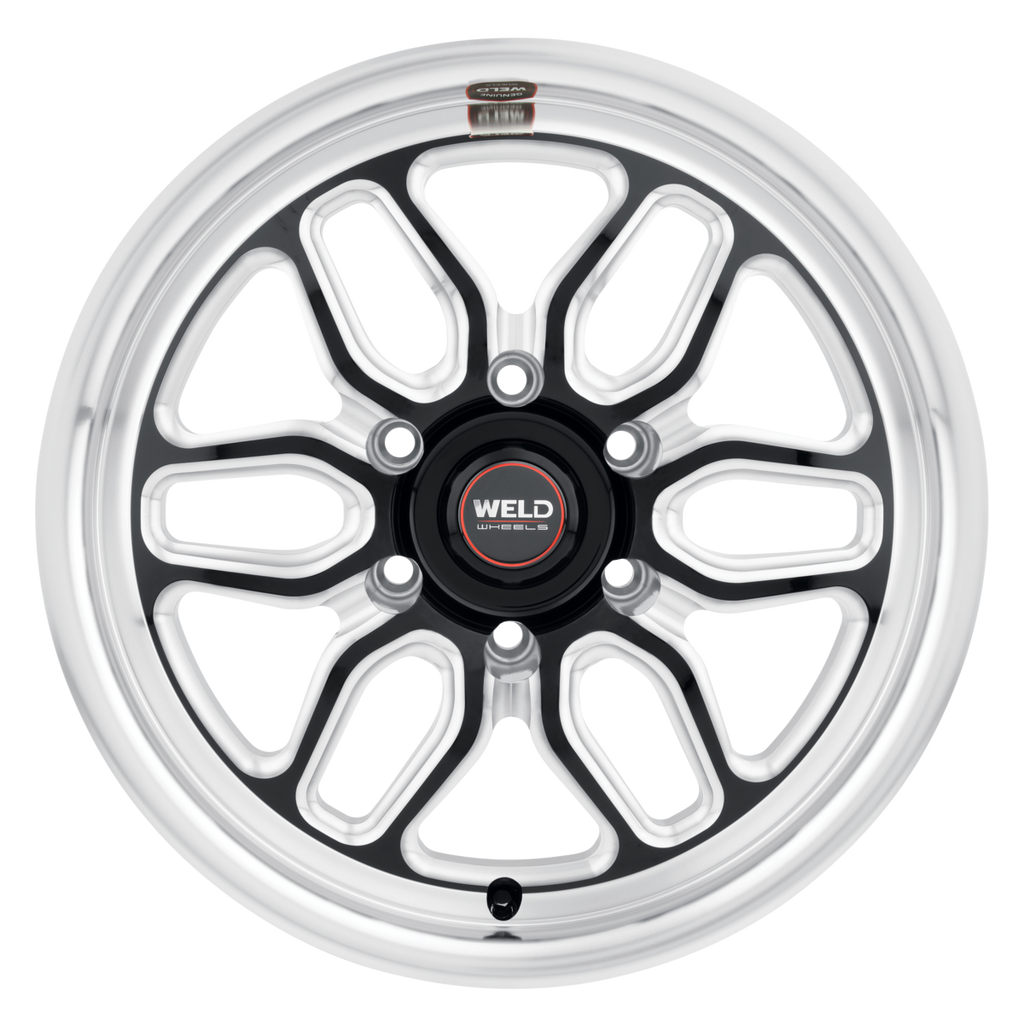 WELD Laguna 6 Drag wheel Gloss Black Milled