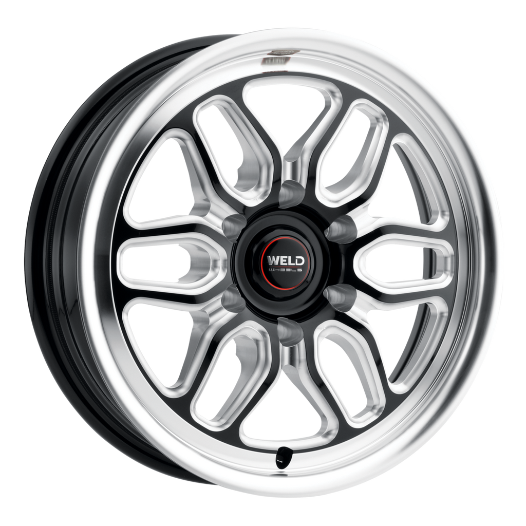 WELD Laguna 6 Drag wheel Gloss Black Milled